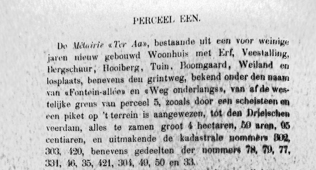 boerderij Ter Aa 1885 Doorwerth