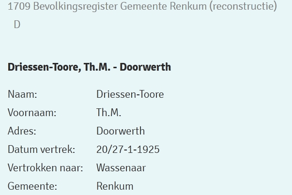 DriessenTooreThMDoorwerth