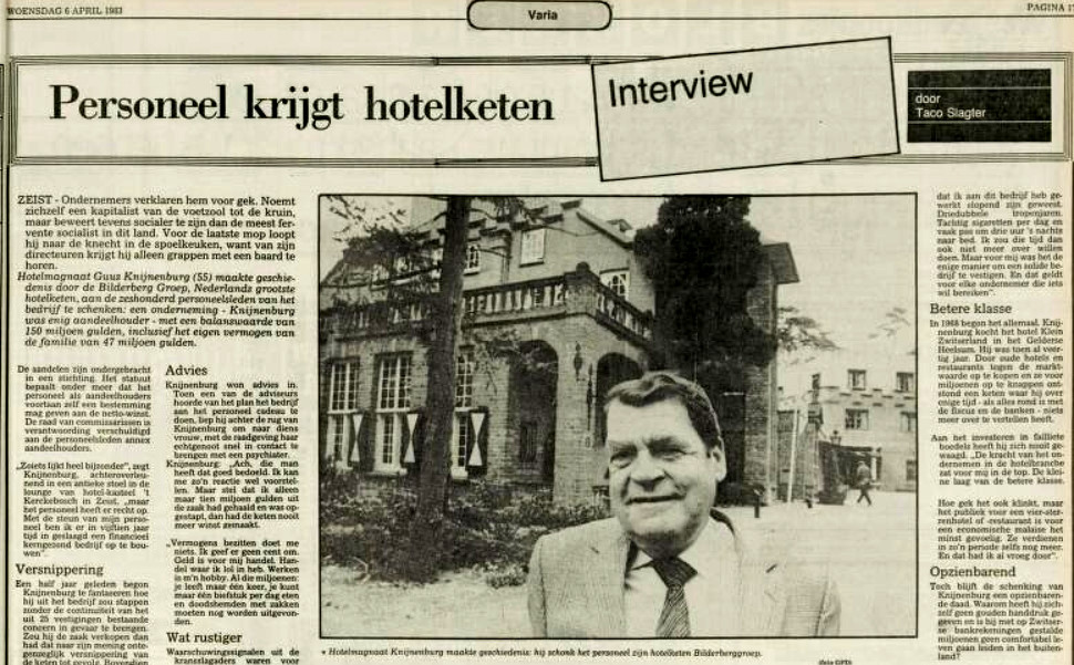 Bilderberg groep 1983