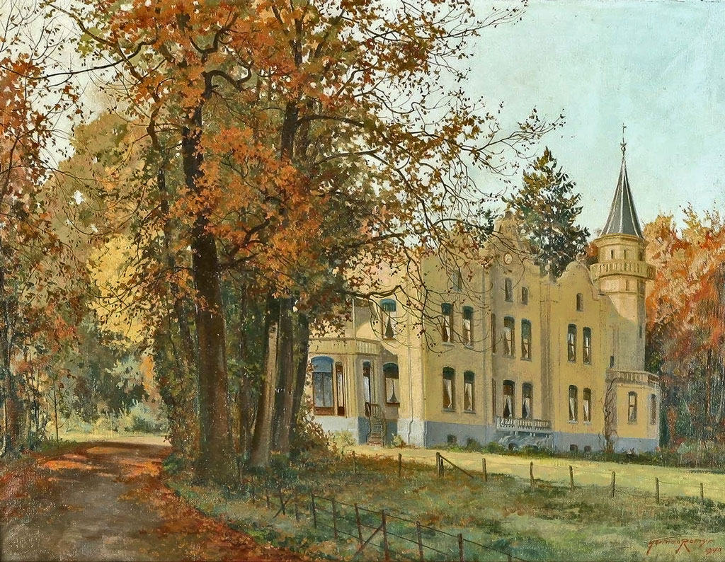 naar een schilderij van H.A. Romijn uit 1940