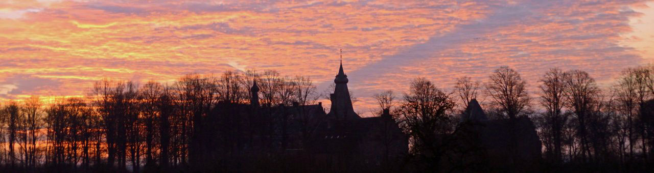 Kasteel Doorwerth vroeg in de ochtend