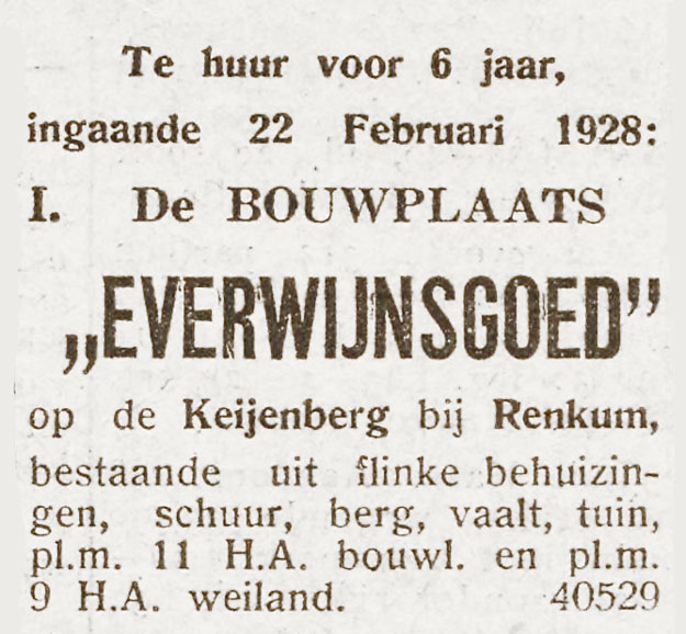 Everwijnsgoed Renkum