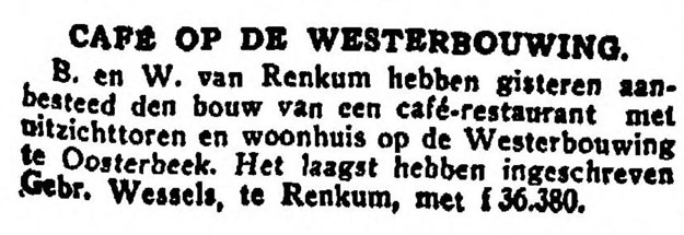 Westerbouwing Oosterbeek