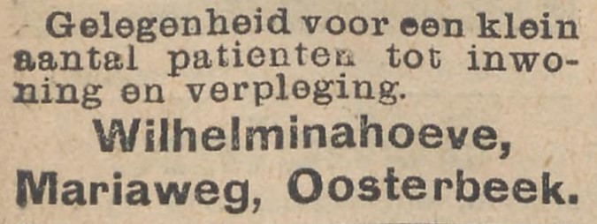 Oosterbeek Wilhelminahoeve