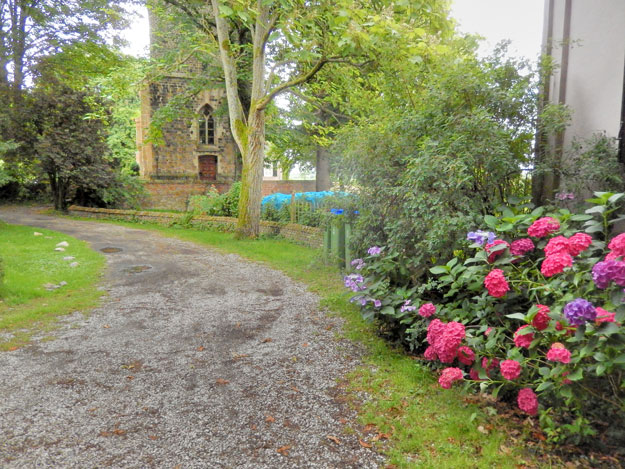 Kerkpad vanaf Driel, Oude Kerk Oosterbeek