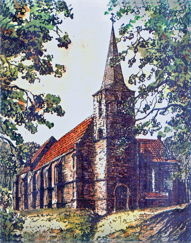 Heelsum kerkje op de heuvel