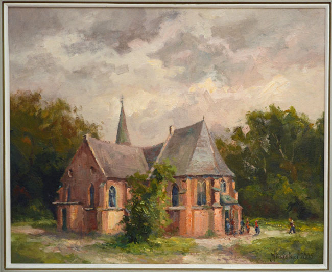 Heelsum kerk op de heuvel