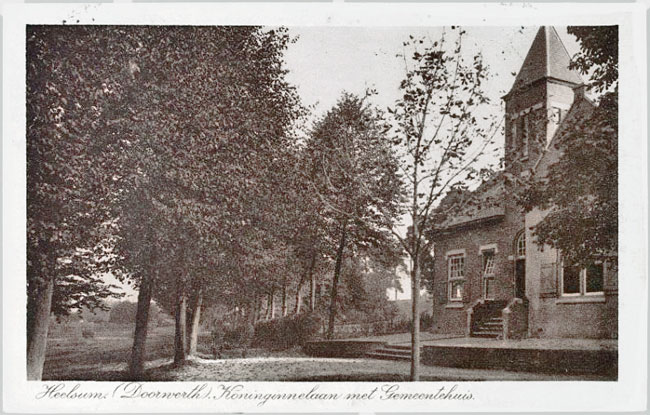 Heelsum gemeentehuis Koninginnelaan