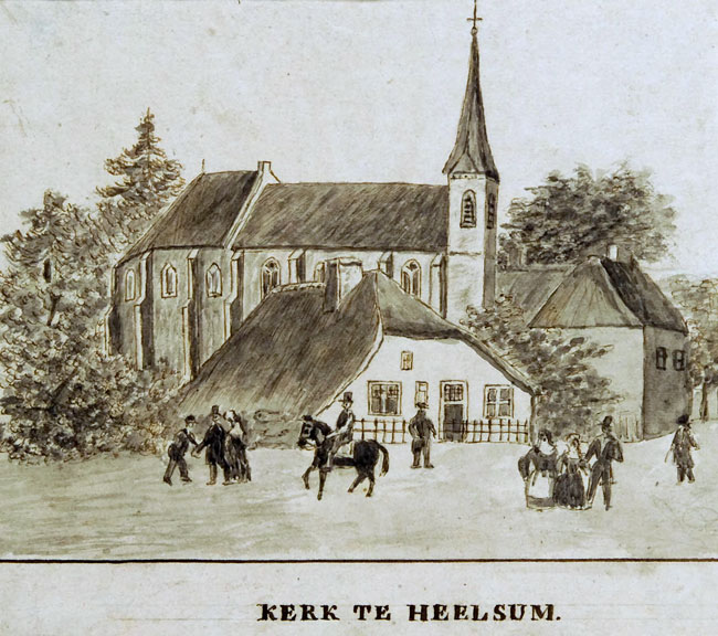 Heelsum kerk op de heuvel