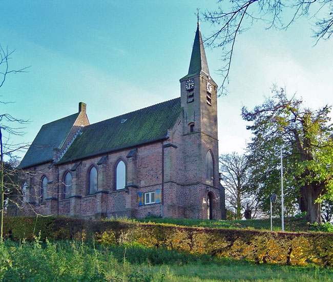 Heelsum kerk op de heuvel