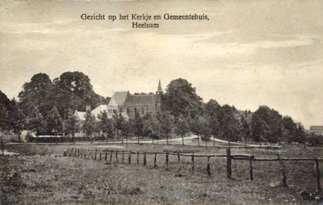 Heelsum kerk op de heuvel