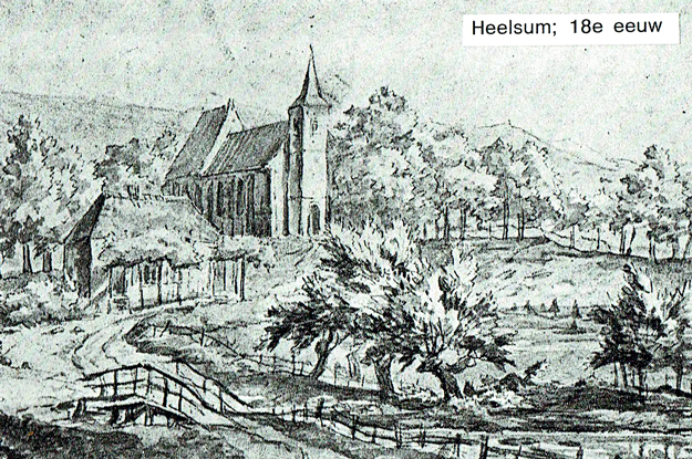 Heelsum kerk op de heuvel