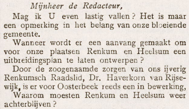 Renkum Oosterbeek