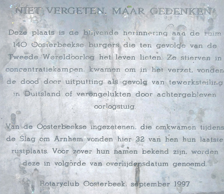 begraafplaats Zuid Oosterbeek