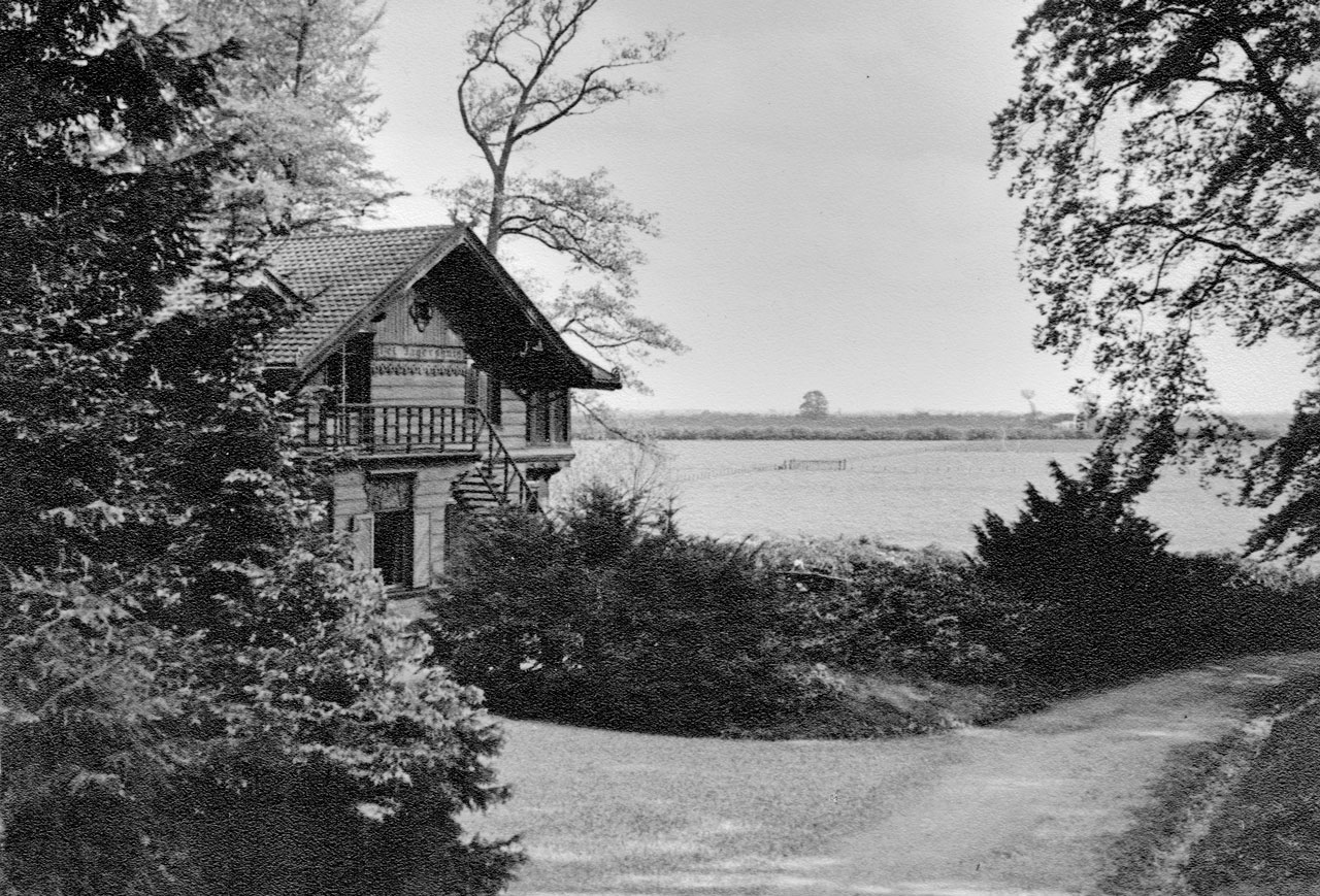 Het Jagershuis in 1921, bron: fam Driessen