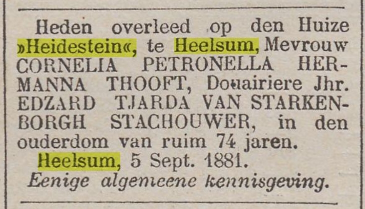 Heidestein Heelsum