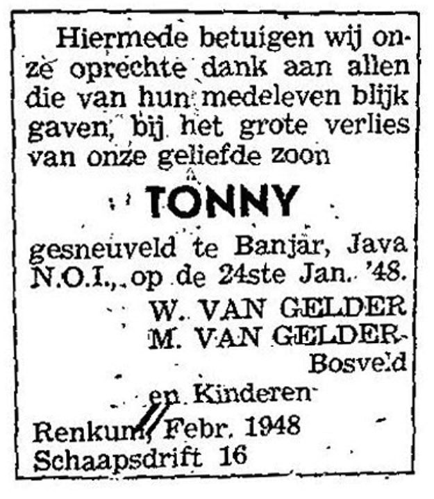 Tony van Gelder